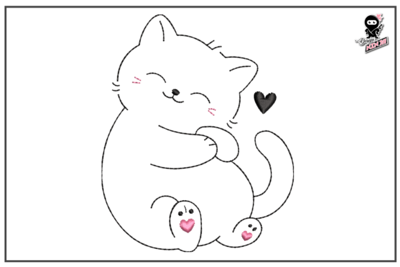 Baby Kitten Embroidery Design Review for Small Business Merchandise