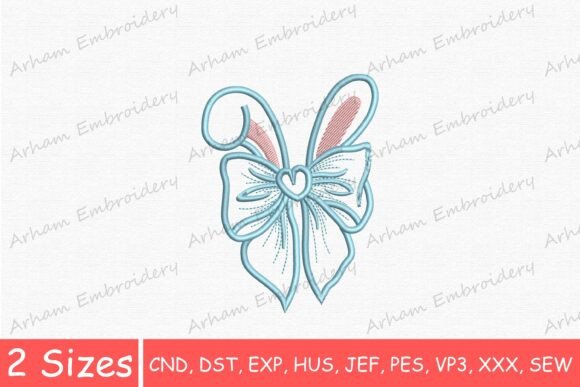 Easter Bunny Ears Bow: A Festive Touch for Craft Fair Favorites