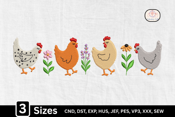 Farm Hen Floral Chicken: A Designer’s Real-World Embroidery Review