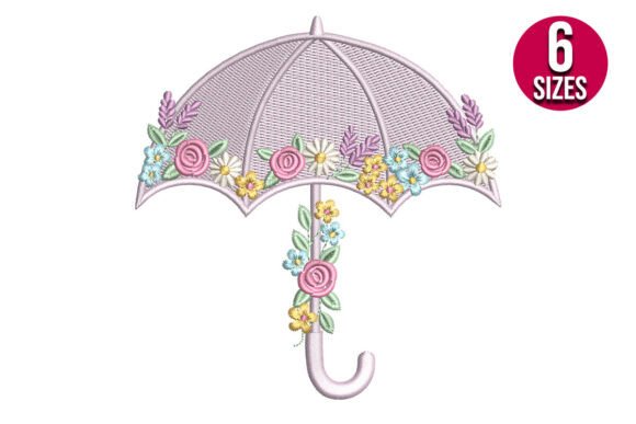 Floral Umbrella Embroidery Design Review