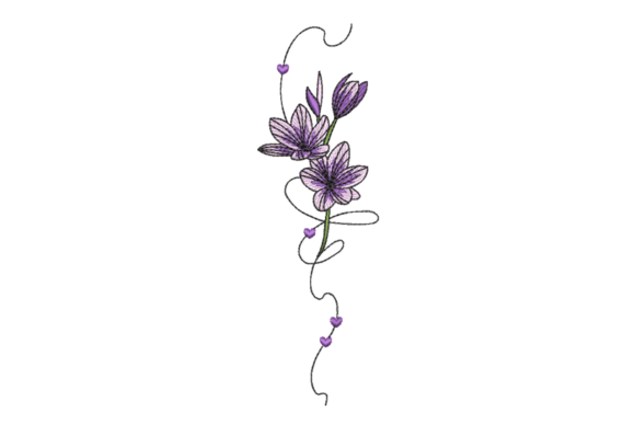 Lavender Hearts: A Floral Border Review