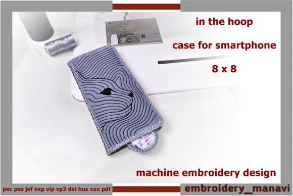 Testing the In the Hoop Smartphone Case Card Slots Design