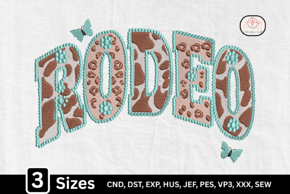 Western Cowgirl Butterfly Rodeo Embroidery Review